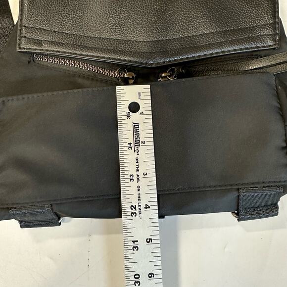 Botkier‎ Black Trigger Mini Backpack NWT Nylon Zippers Pockets - Picture 10 of 10